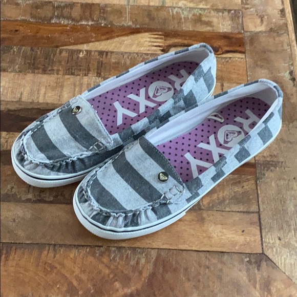 Roxy Shoes - Roxy Shades of Grey Vintage Striped Pixie Love IV